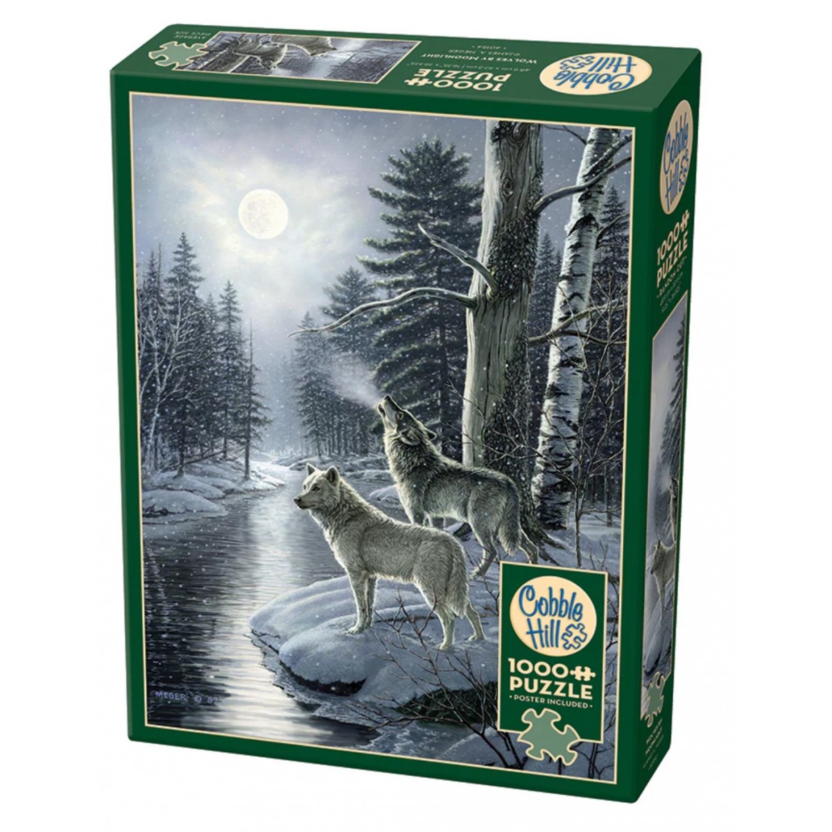 Cobble Hill Jigsaw Puzzle: Wolves By Moonlight